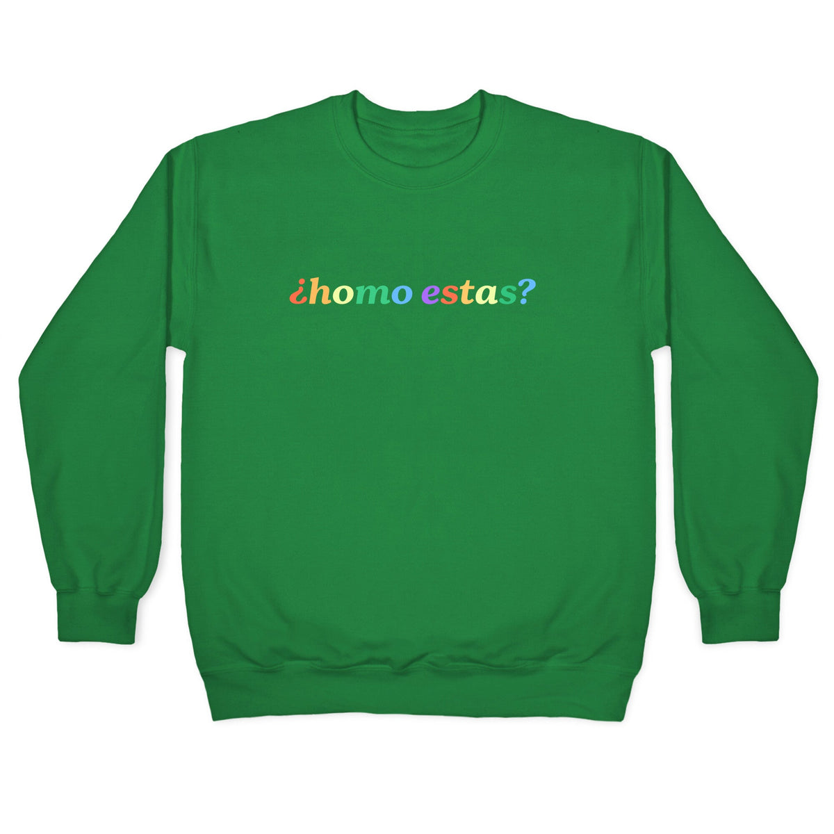 Homo Estas Rainbow Crewneck Unisex