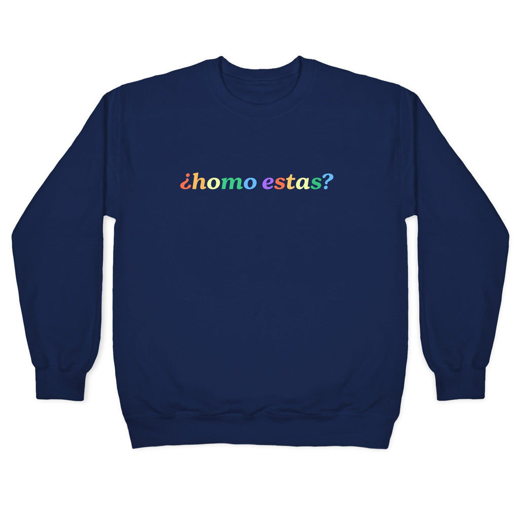 Homo Estas Rainbow Crewneck Unisex