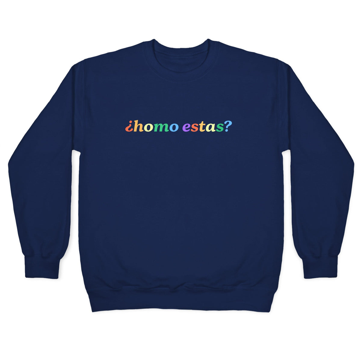 Homo Estas Rainbow Crewneck Unisex