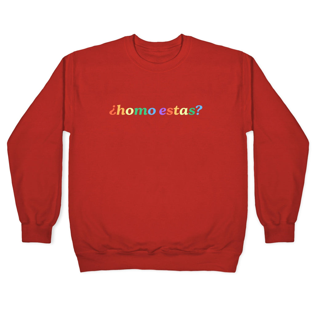 Homo Estas Rainbow Crewneck Unisex