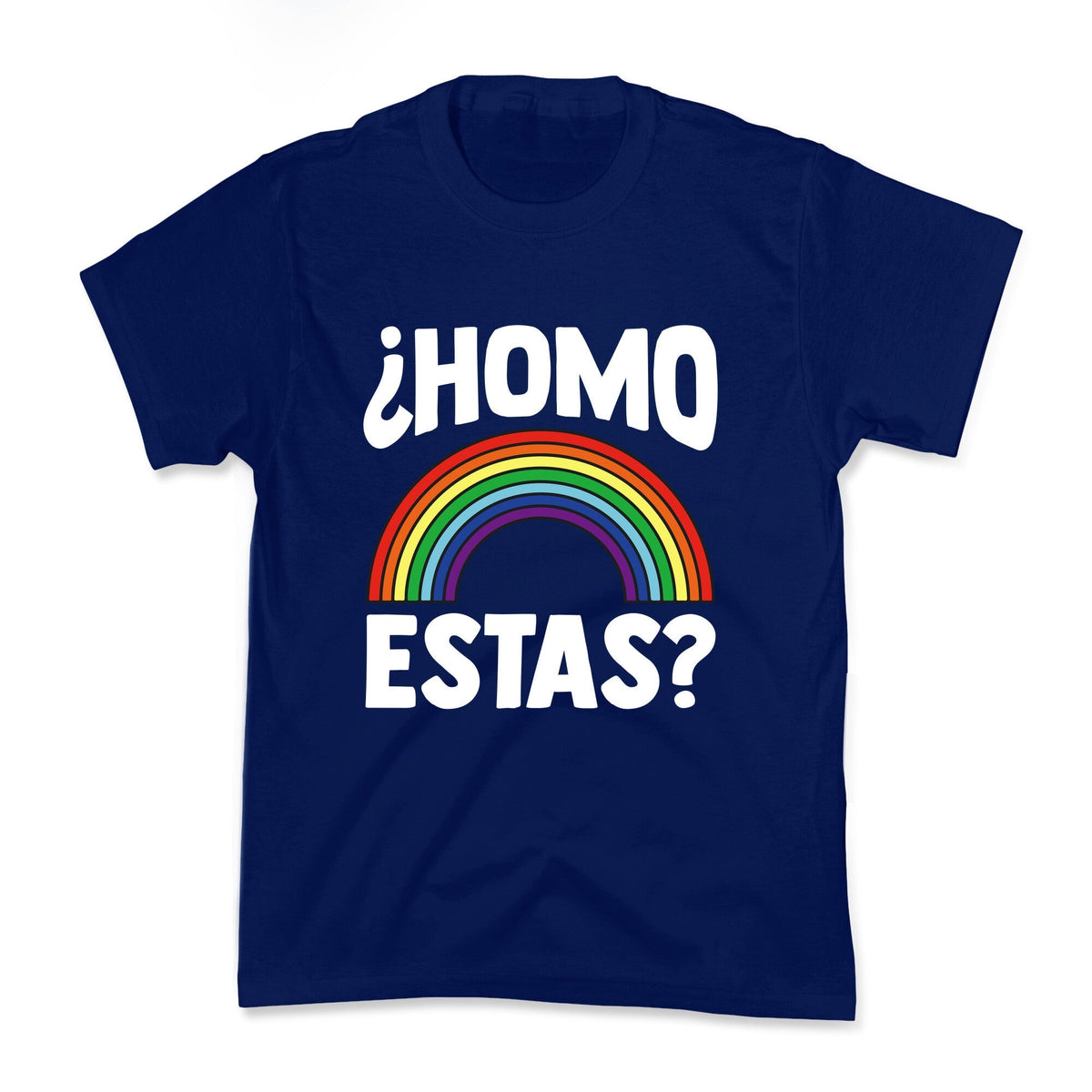 Homo Estas Rainbow Pride Kids Tee Unisex