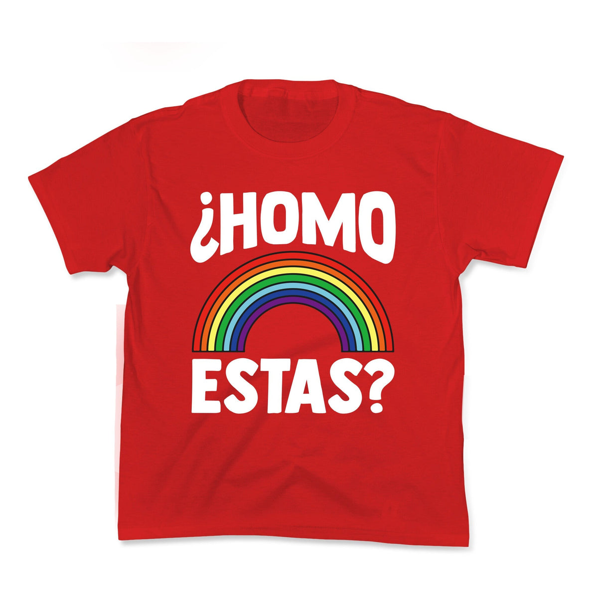 Homo Estas Rainbow Pride Kids Tee Unisex
