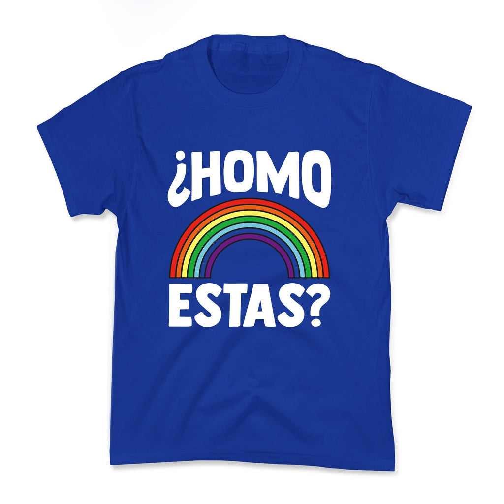 Homo Estas Rainbow Pride Kids Tee Unisex