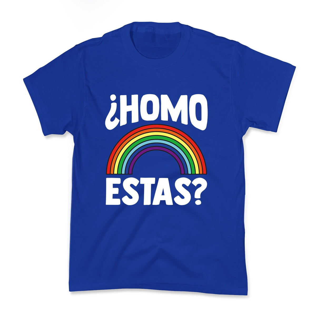 Homo Estas Rainbow Pride Kids Tee Unisex