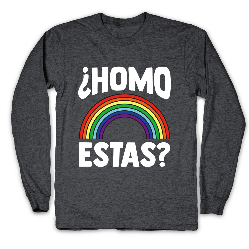 Homo Estas Rainbow Pride Longsleeve Tee Unisex