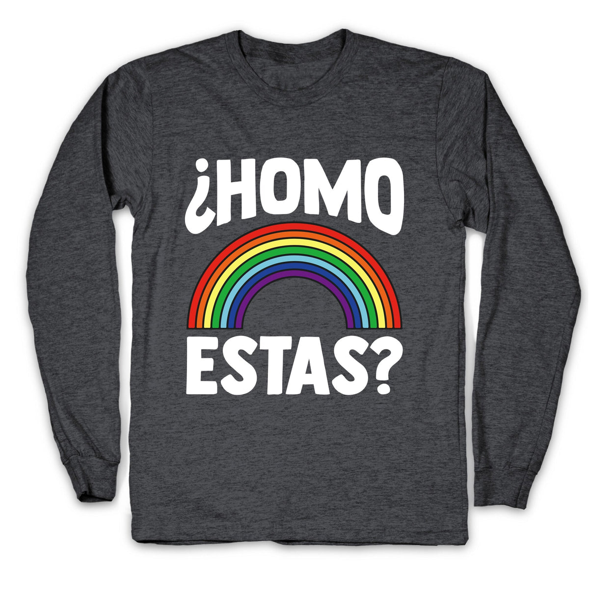 Homo Estas Rainbow Pride Longsleeve Tee Unisex