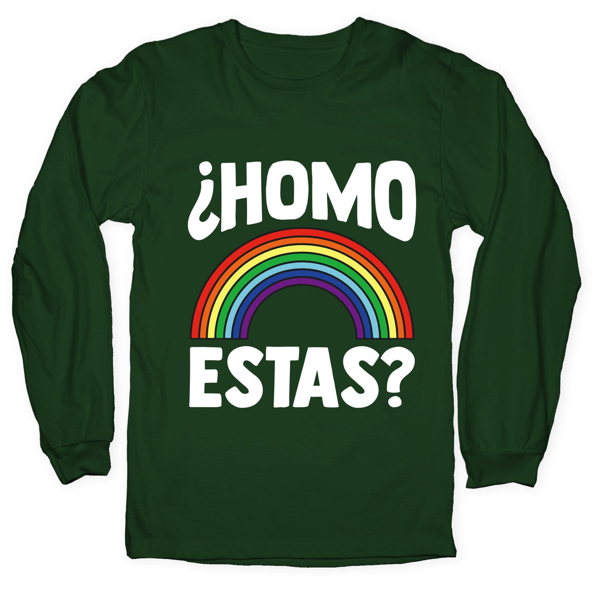 Homo Estas Rainbow Pride Longsleeve Tee Unisex