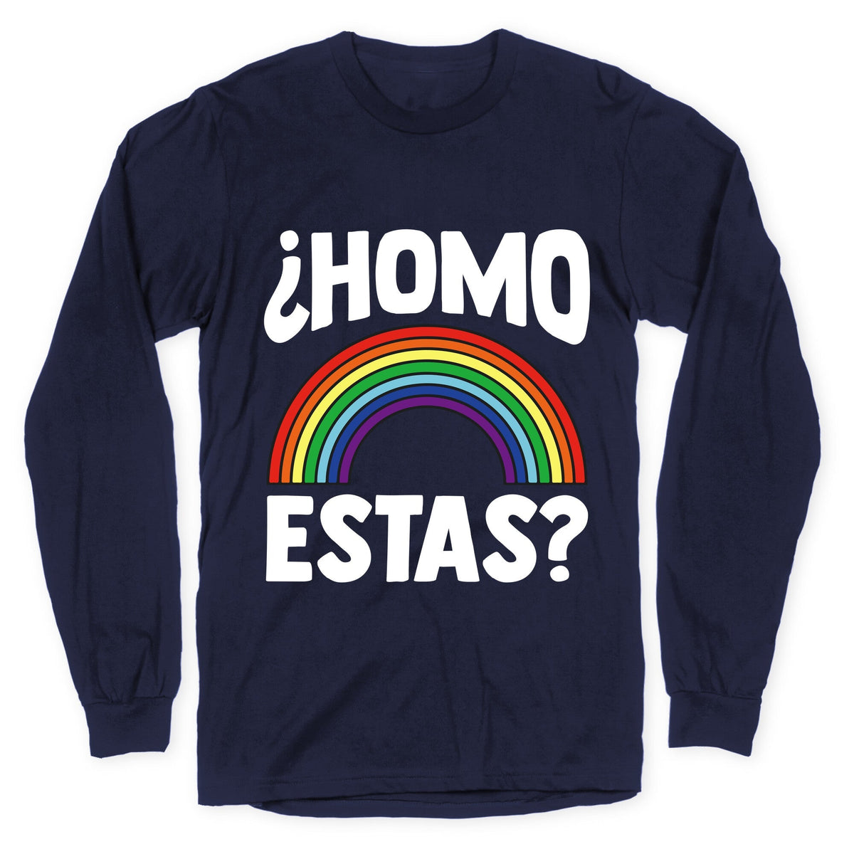 Homo Estas Rainbow Pride Longsleeve Tee Unisex