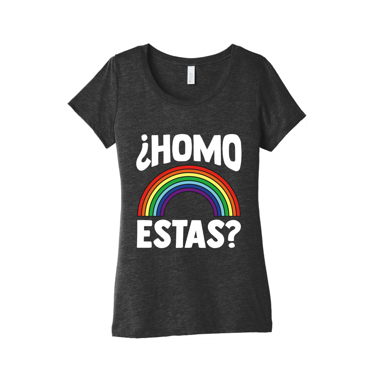 Homo Estas Rainbow Pride Womens Triblend Tee Unisex