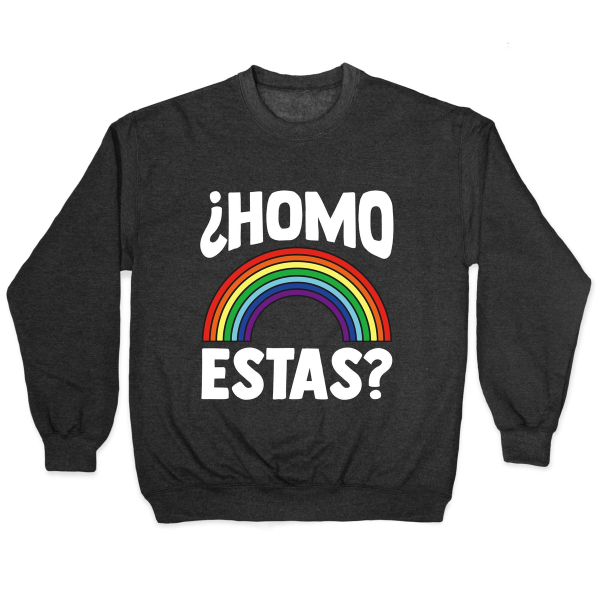 Homo Estas Rainbow Pride Crewneck Unisex