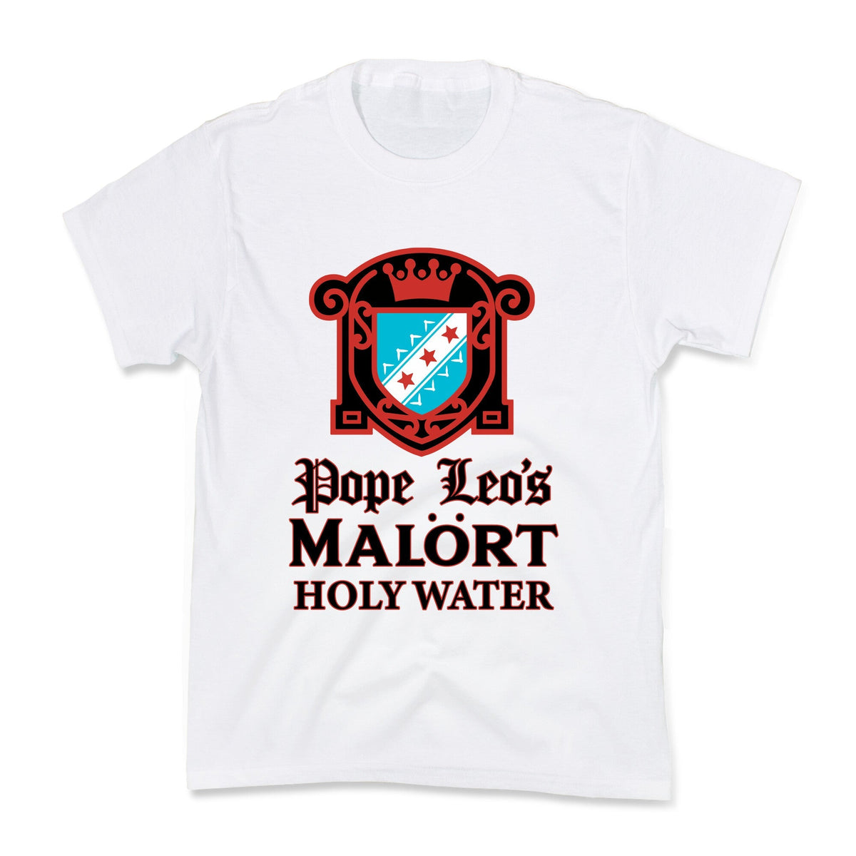 Pope Leo Holy Water Kids Tee Unisex