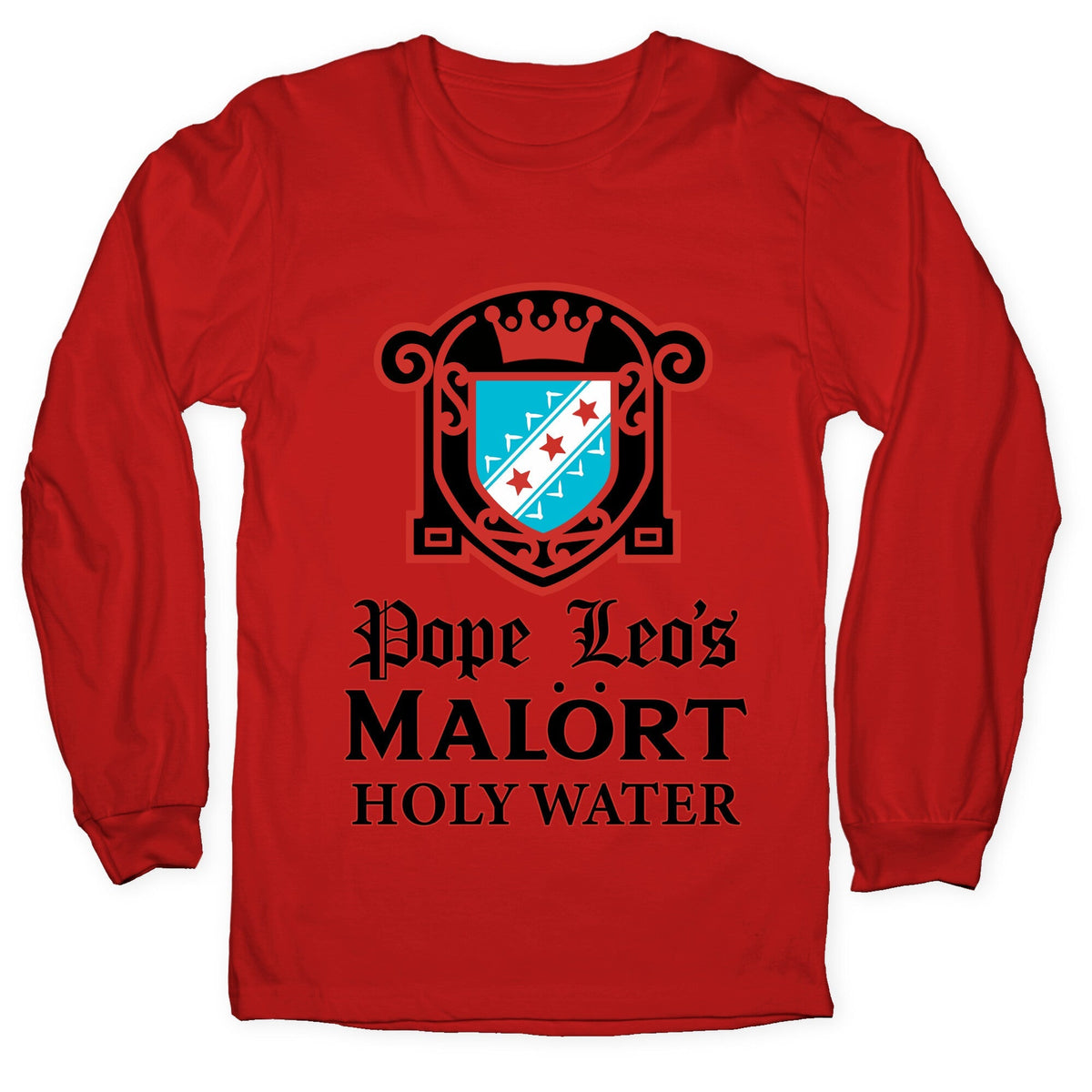Pope Leo Holy Water Longsleeve Tee Unisex