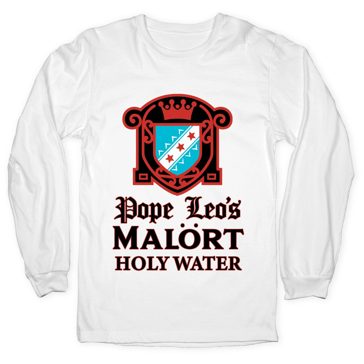 Pope Leo Holy Water Longsleeve Tee Unisex