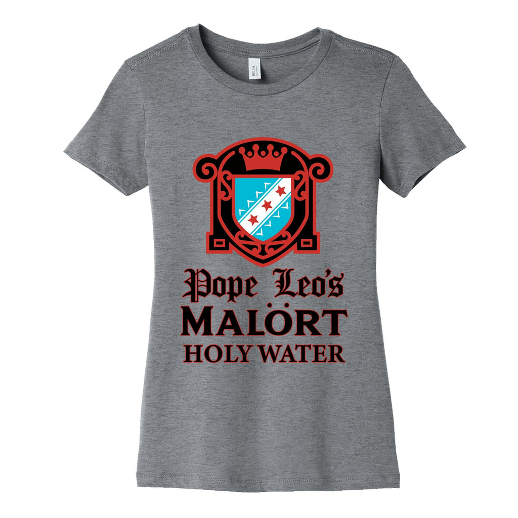 Pope Leo Holy Water Womens Cotton Tee Unisex
