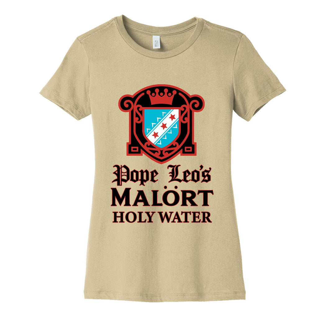 Pope Leo Holy Water Womens Cotton Tee Unisex