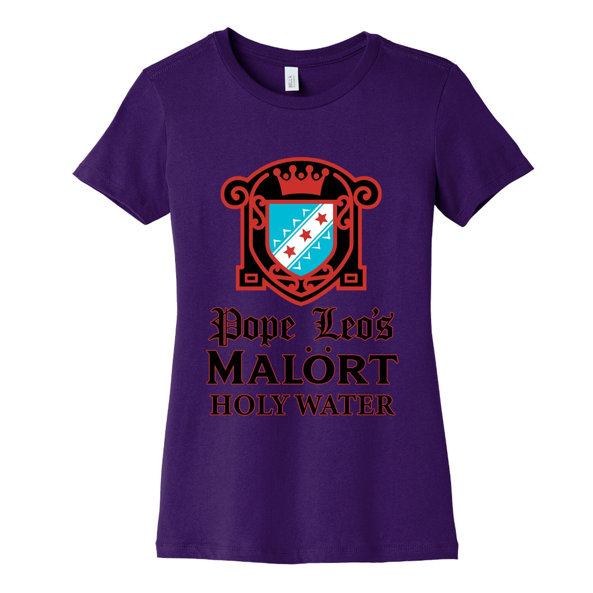 Pope Leo Holy Water Womens Cotton Tee Unisex