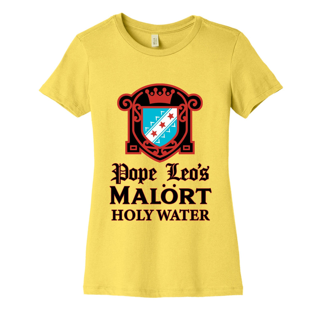 Pope Leo Holy Water Womens Cotton Tee Unisex