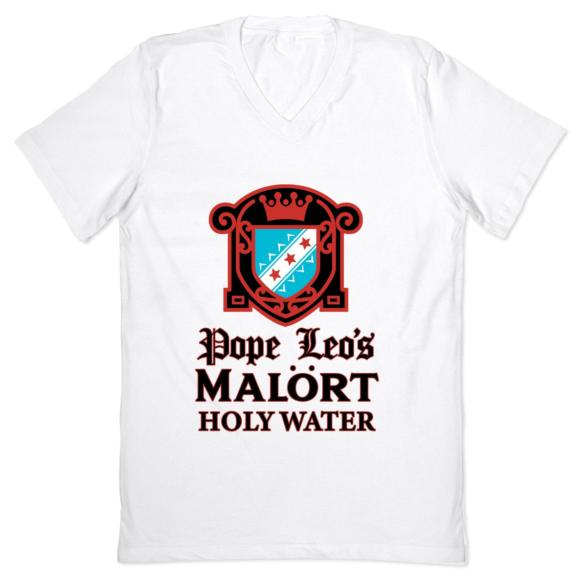 Pope Leo Holy Water V-Neck Unisex
