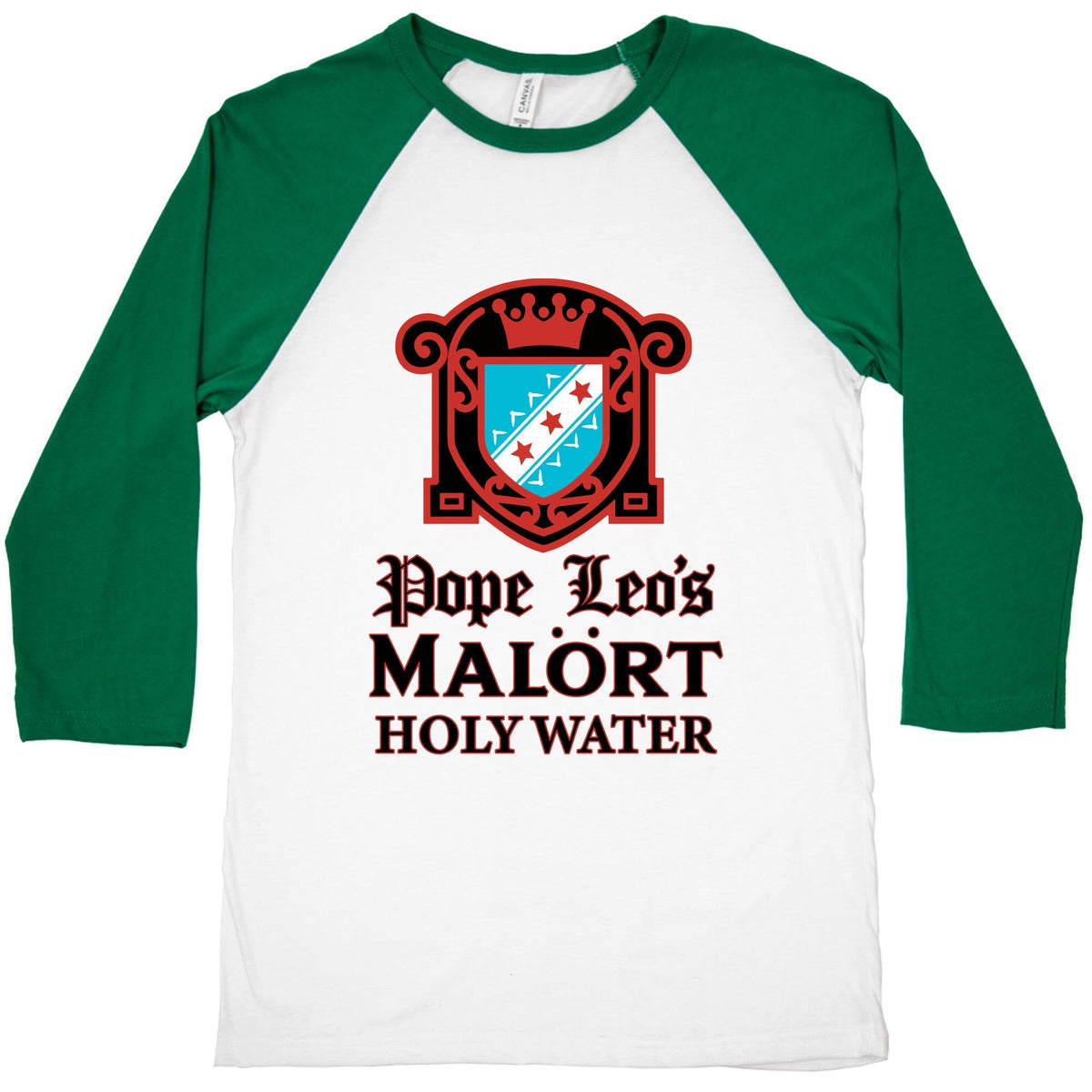 Pope Leo Holy Water Baseball Tee Unisex