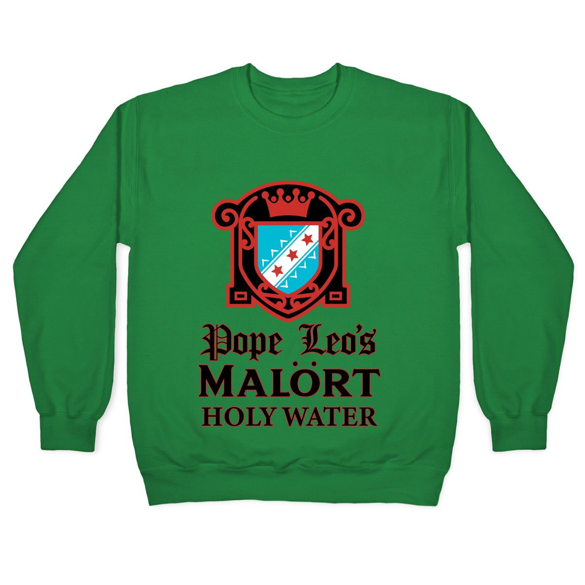 Pope Leo Holy Water Crewneck Unisex