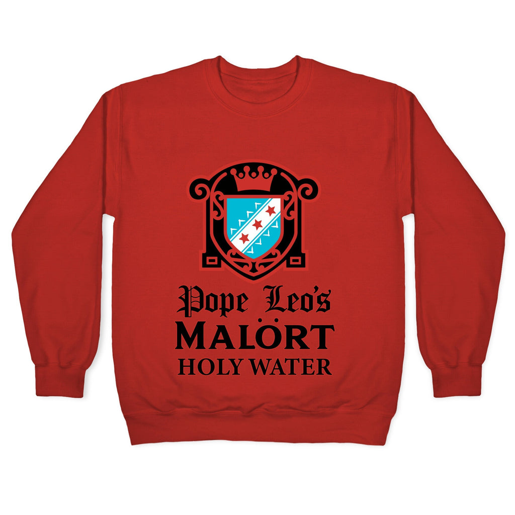Pope Leo Holy Water Crewneck Unisex