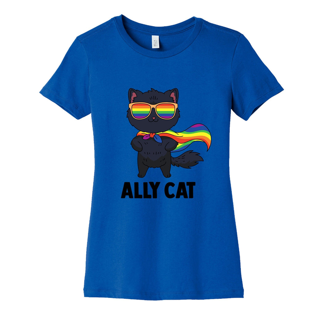 Ally Cat Womens Cotton Tee Unisex