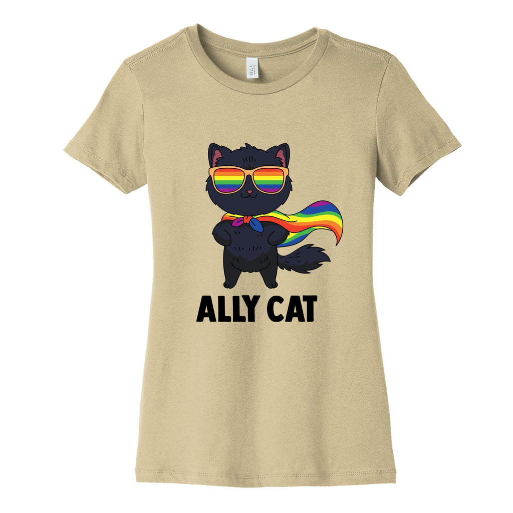Ally Cat Womens Cotton Tee Unisex