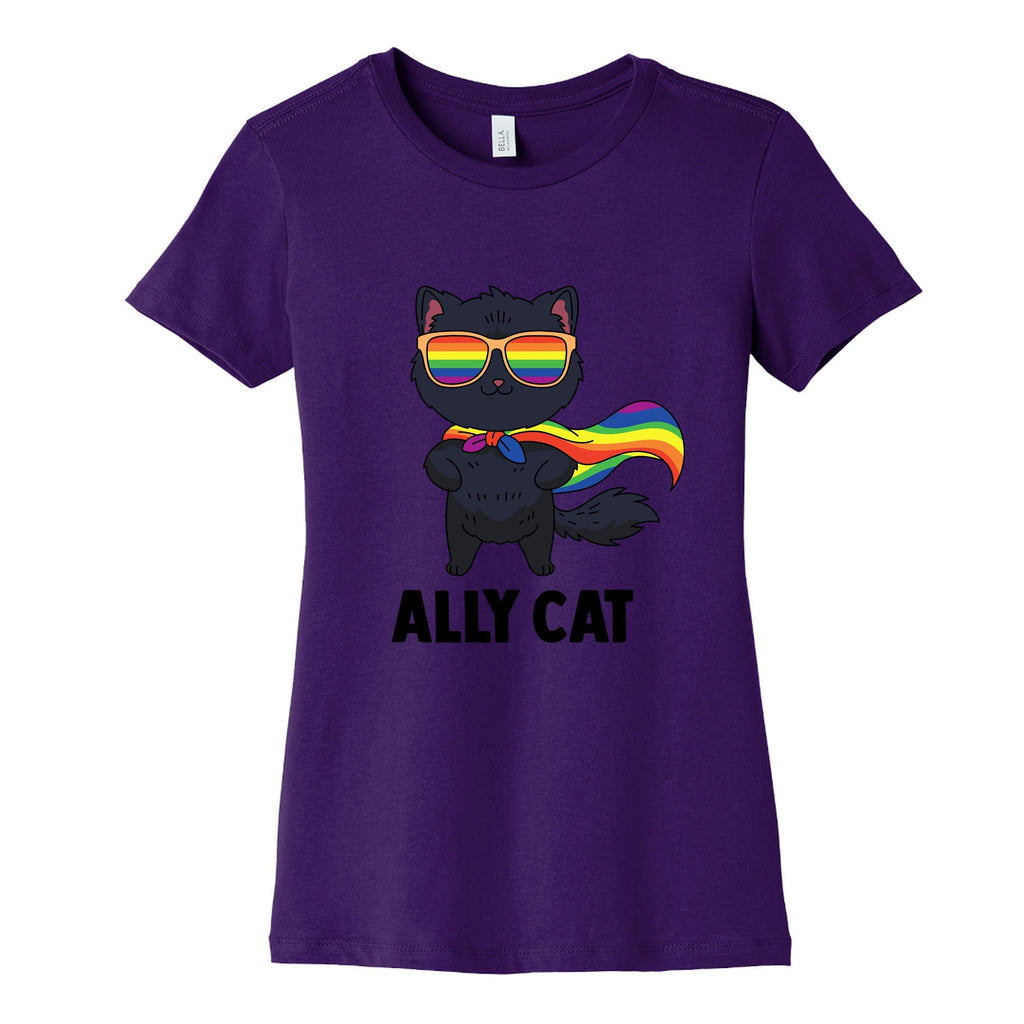 Ally Cat Womens Cotton Tee Unisex