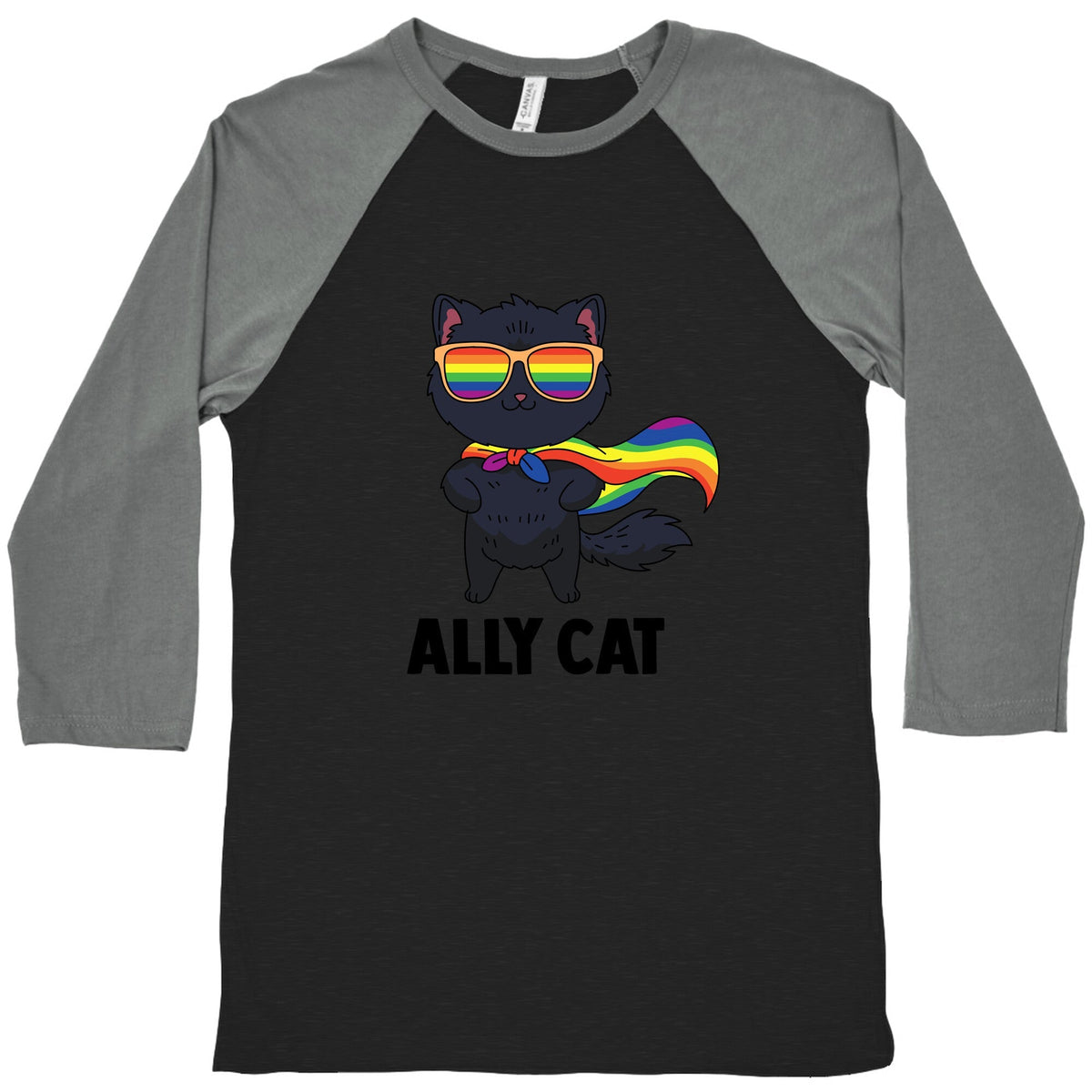 Ally Cat Baseball Tee Unisex