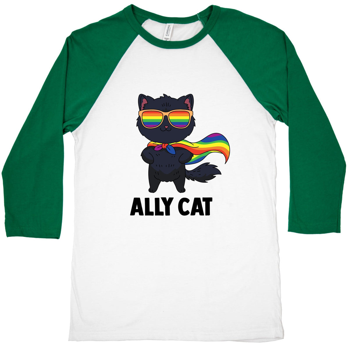 Ally Cat Baseball Tee Unisex