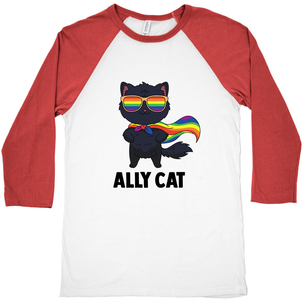 Ally Cat Baseball Tee Unisex