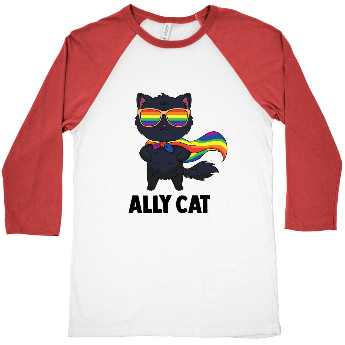 Ally Cat Baseball Tee Unisex