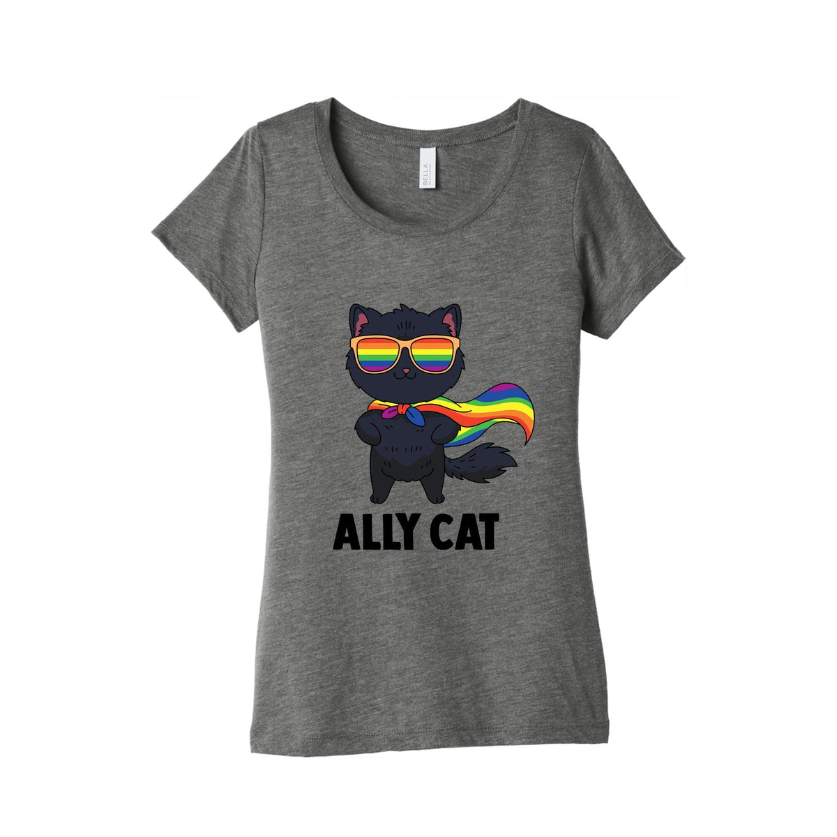 Ally Cat Womens Triblend Tee Unisex