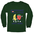 Support Your Fruity Friends Pride Longsleeve Tee Unisex