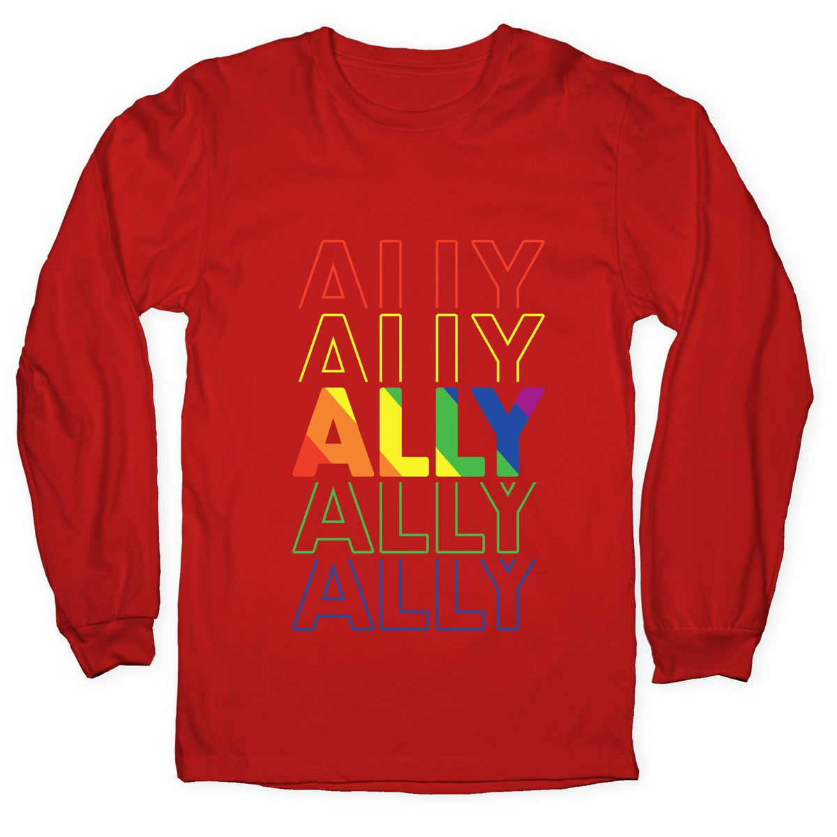 Pride Ally Longsleeve Tee Unisex