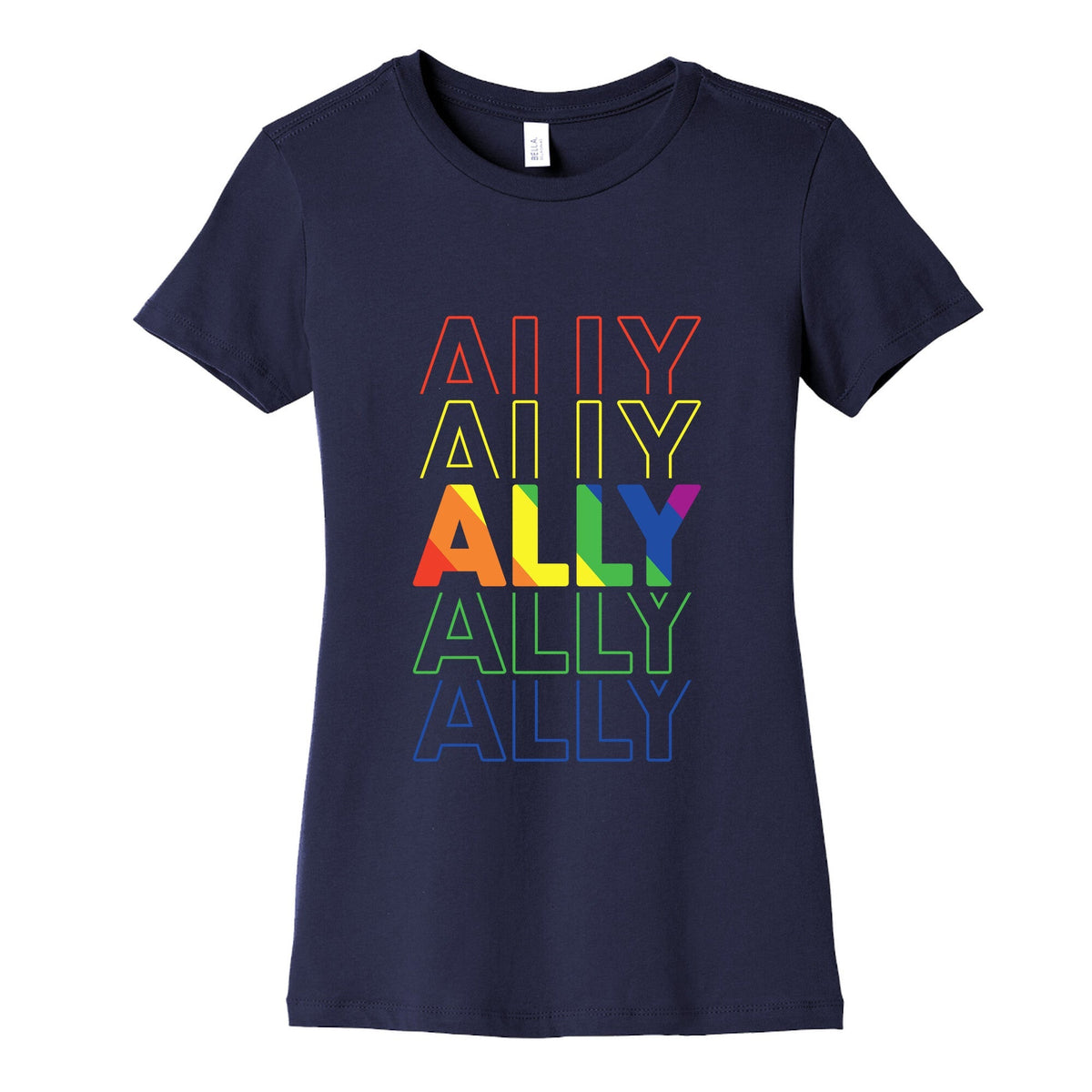 Pride Ally Womens Cotton Tee Unisex