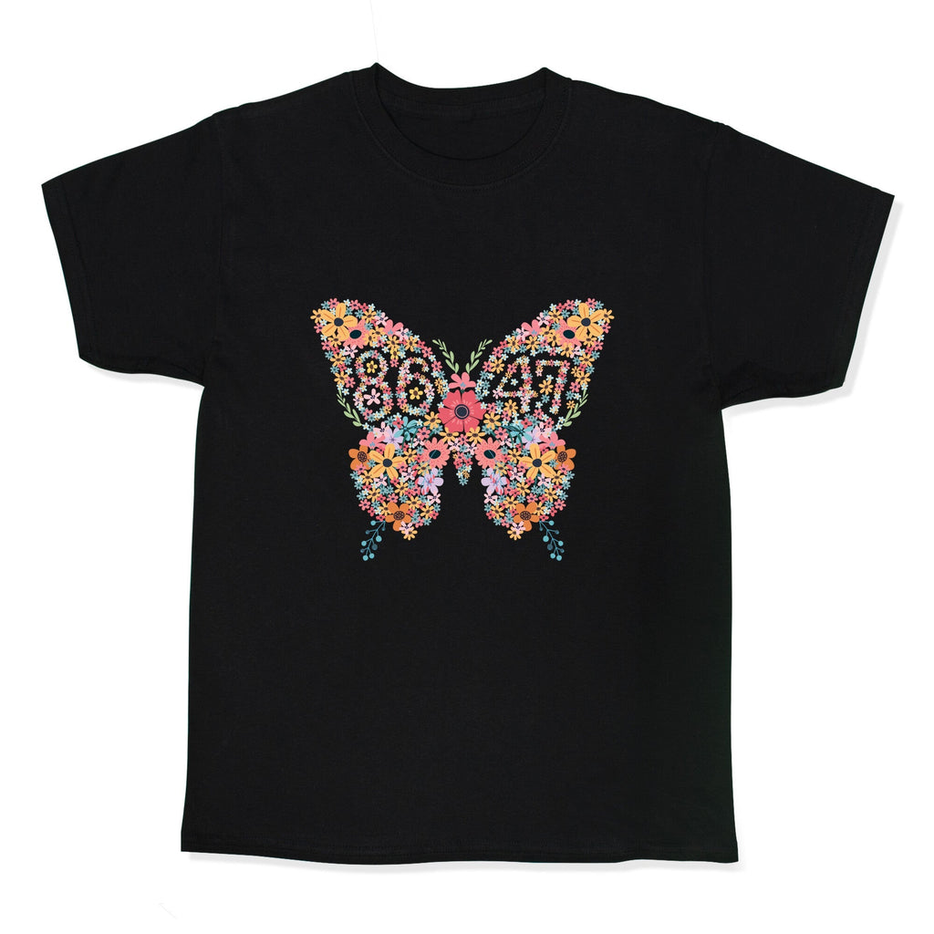 8647 Anti Trump Butterfly Kids Tee Unisex