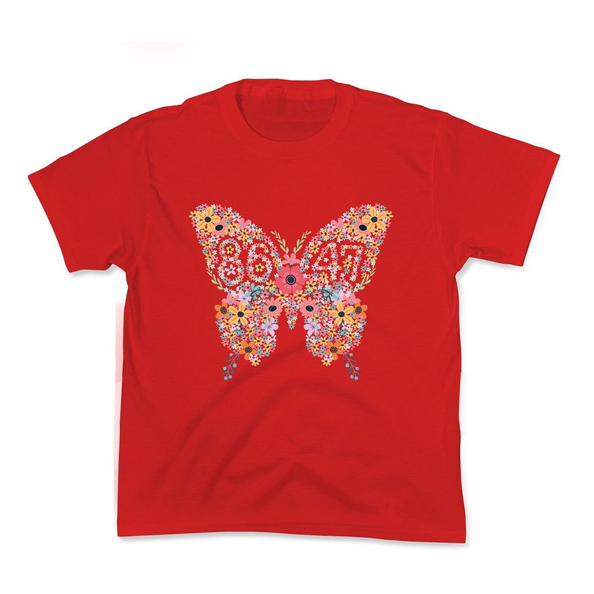 8647 Anti Trump Butterfly Kids Tee Unisex