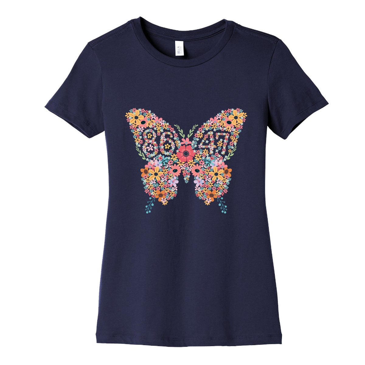 8647 Anti Trump Butterfly Womens Cotton Tee Unisex