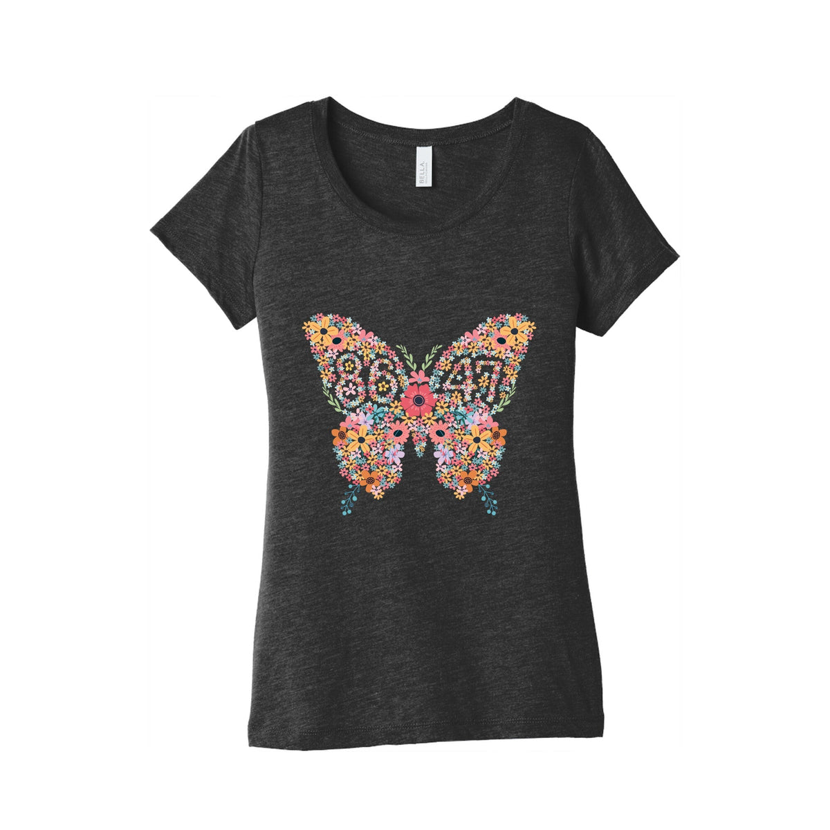 8647 Anti Trump Butterfly Womens Triblend Tee Unisex