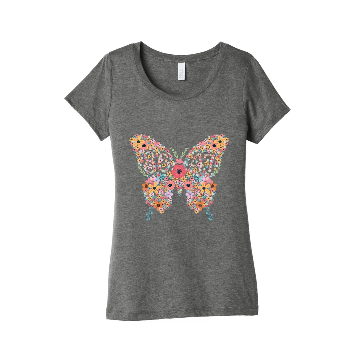 8647 Anti Trump Butterfly Womens Triblend Tee Unisex