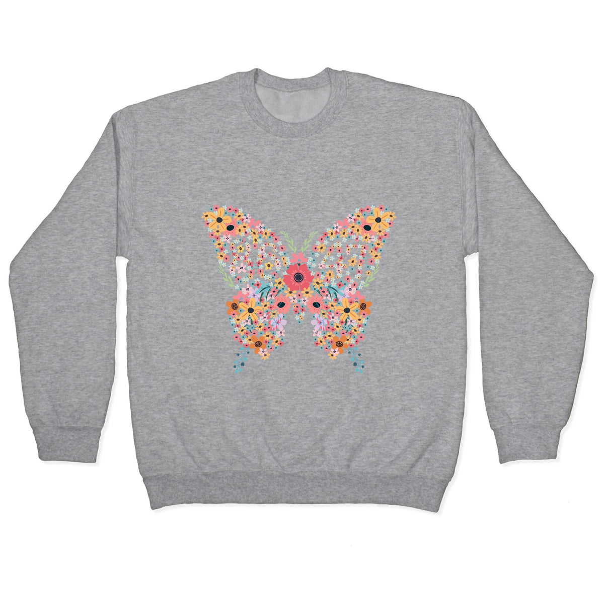 8647 Anti Trump Butterfly Crewneck Unisex