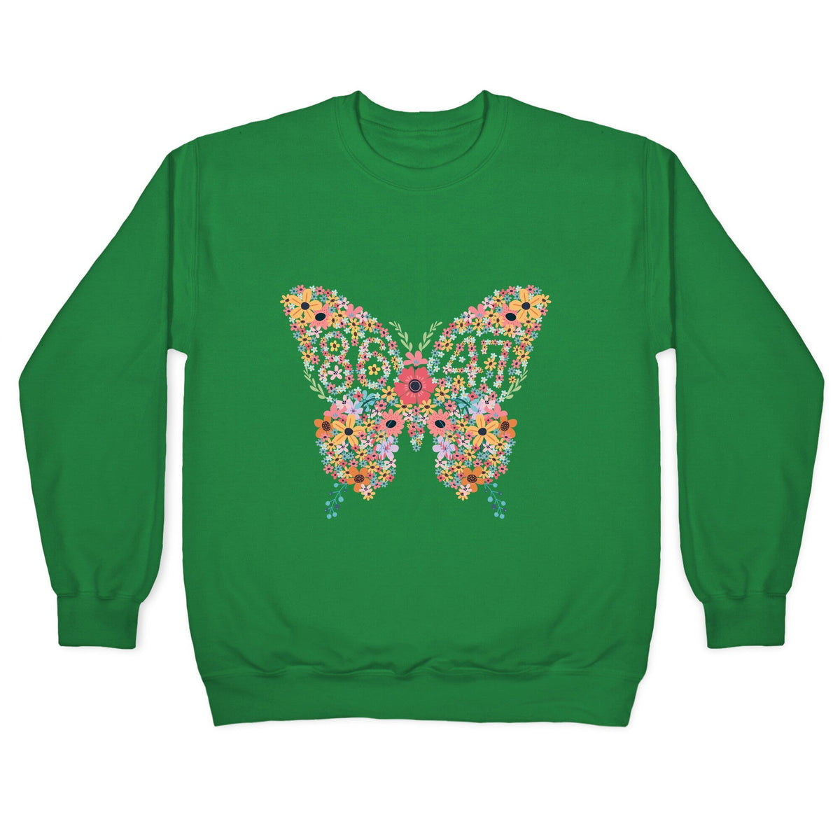 8647 Anti Trump Butterfly Crewneck Unisex