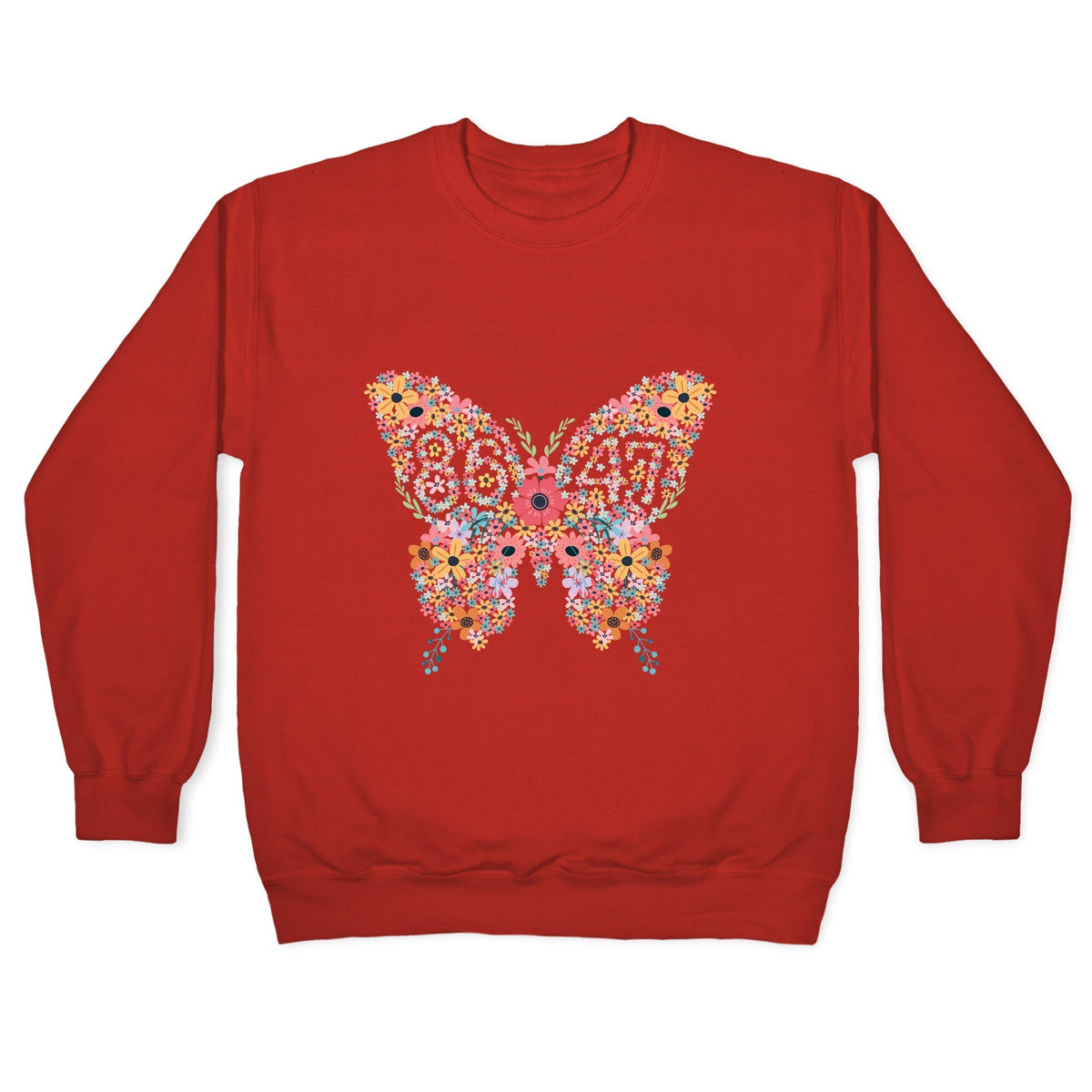 8647 Anti Trump Butterfly Crewneck Unisex