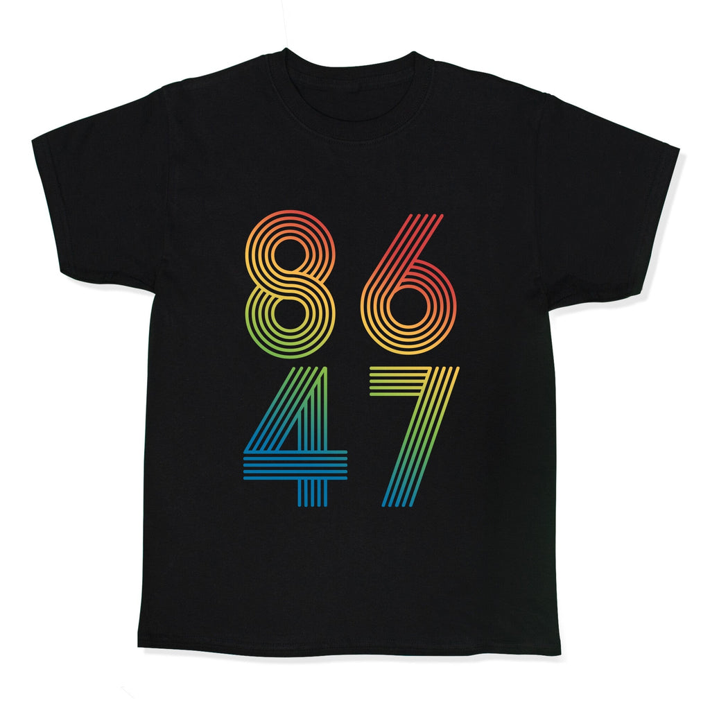8647 Anti Trump Rainbow Kids Tee Unisex