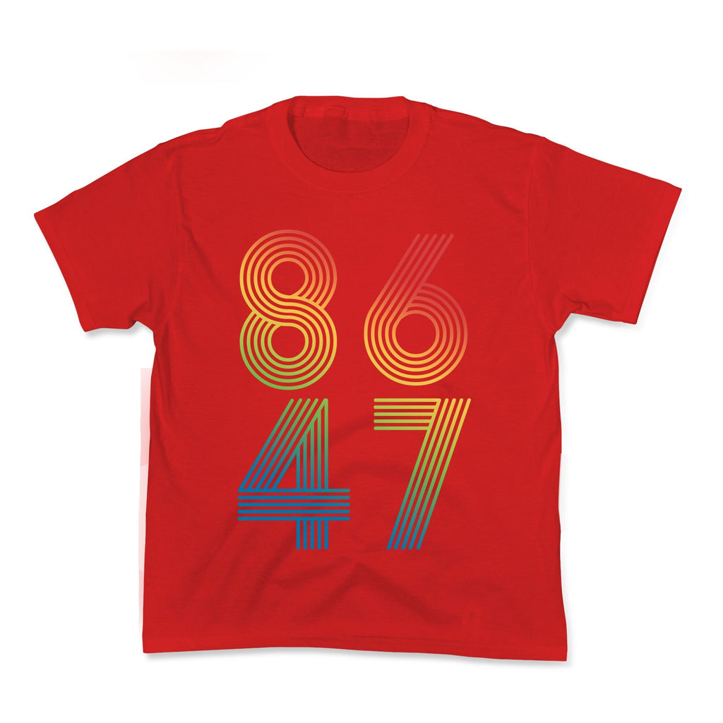 8647 Anti Trump Rainbow Kids Tee Unisex