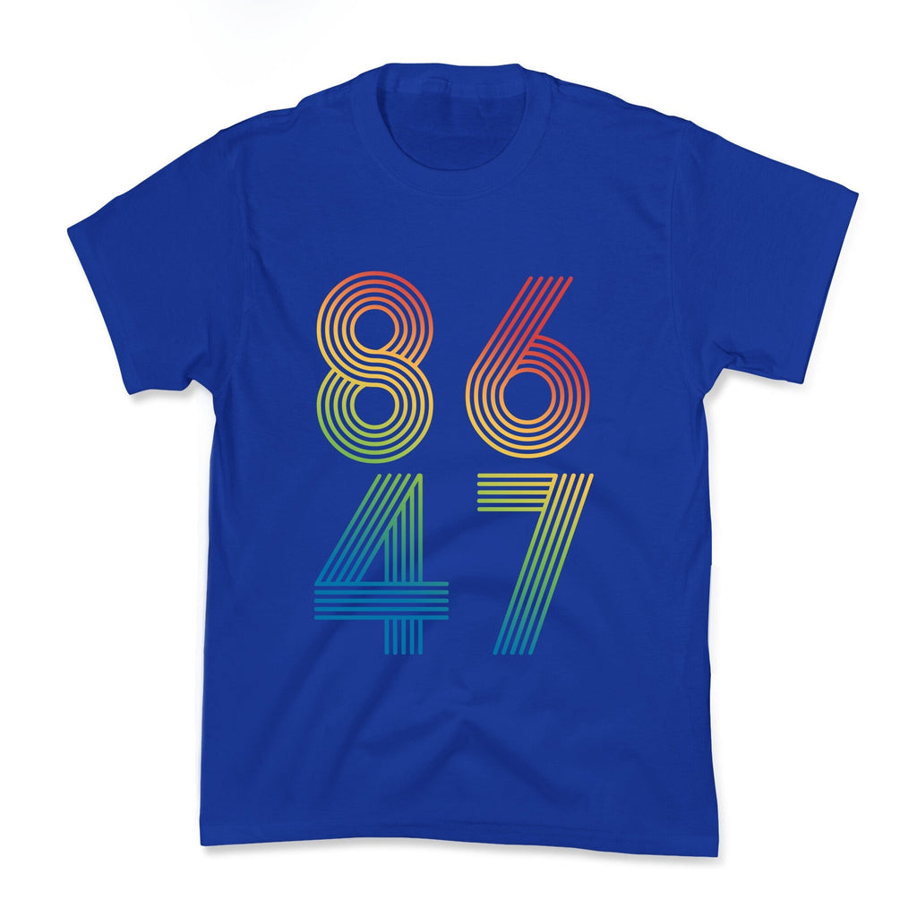 8647 Anti Trump Rainbow Kids Tee Unisex