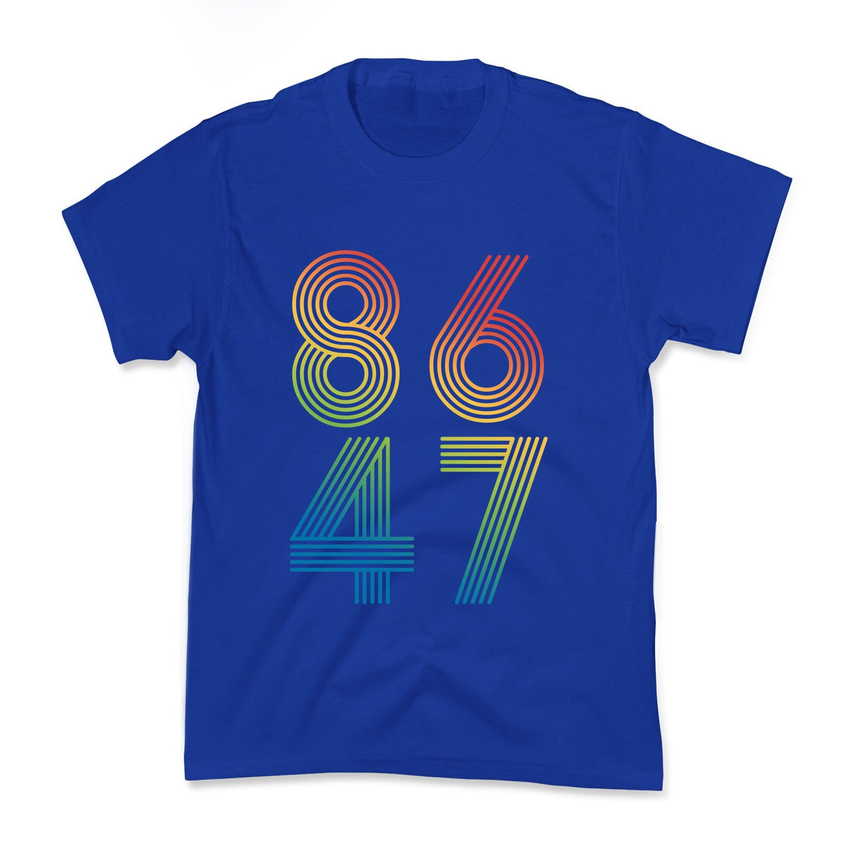 8647 Anti Trump Rainbow Kids Tee Unisex