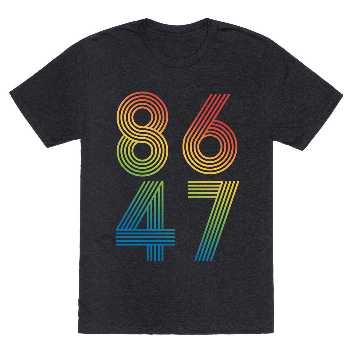 8647 Anti Trump Rainbow Unisex Triblend Tee Unisex
