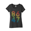 8647 Anti Trump Rainbow Womens Triblend Tee Unisex